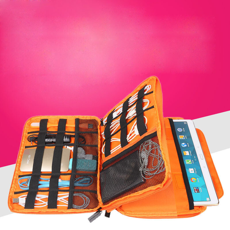 數碼配件管理利器 斐文對折拉鏈款軟性收線包評測